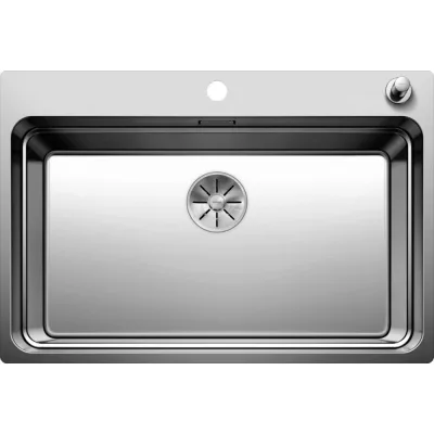 PRONTA CONSEGNA - Blanco | Lavello una vasca ETAGON 700-IF/A 1524274 in acciaio inox da 74x50 cm - Sopratop/Filotop