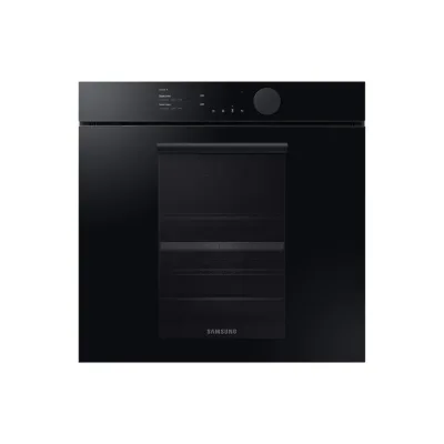 Samsung: Forno multifunzione Dual Cook NV75T8549RK finitura vetro nero da 60 cm