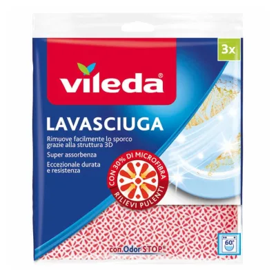 Panno Lavasciuga 3 pz Vileda