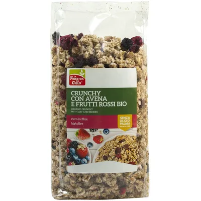 CRUNCHY C/AVENA/FRUTTI ROSSI