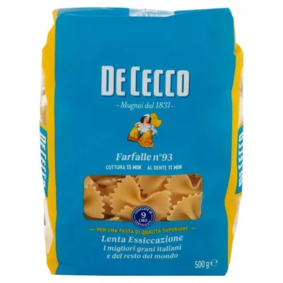 De Cecco Farfalle N°93 500 G