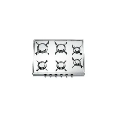 Alpes Piano cottura ribaltabile a gas R 70/6G in acciaio inox da 69.5 cm