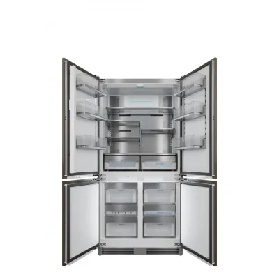 Ilve Frigorifero quattro porte da incasso R96BICD pannellabile da 96 cm – Maniglie opzionali