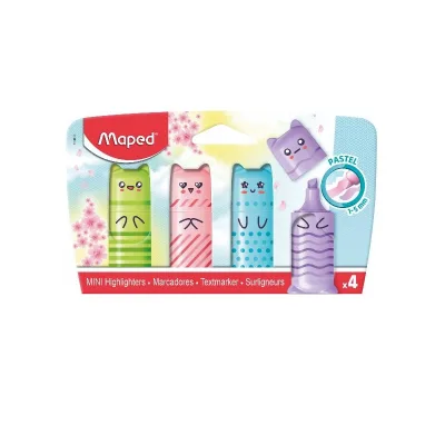 MAPED CF4 EVID. MINI PASTEL POCKET X4 743604