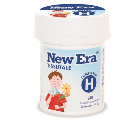 New Era Tissutale Complesso H Integratore Benessere Vie Respiratorie 240 Granuli