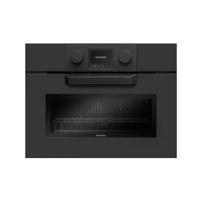 Barazza Forno compatto combinato vapore da incasso ICON EXCLUSIVE 1FEVEVCN finitura inox nero opaco da 60 cm - IN PROMOZIONE FINO AL 6/07