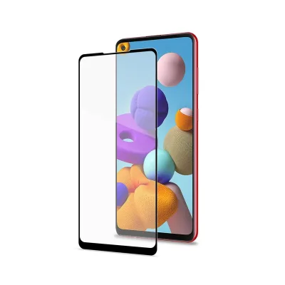 CELLY FULL GLASS GALAXY A21S BLACK FULLGLASS920BK