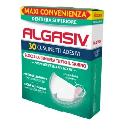 ALGASIV ADESIVI PROTESI SUPERIORE 30PZ
