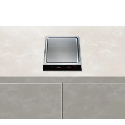 Airforce Piano cottura a induzione TEPPANYAKI 38 AFCNS00147 in acciaio inox da 38 cm