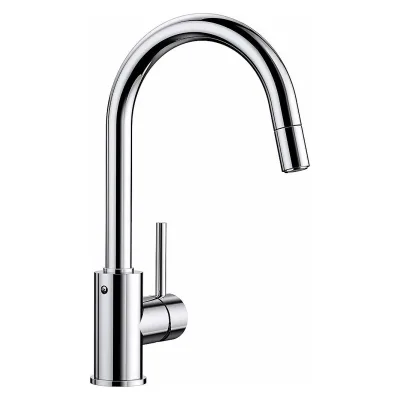 Blanco | Miscelatore monocomando con doccetta estraibile MIDA-S 1521454 finitura cromato