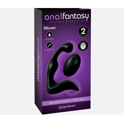 Pipedream Anal Fantasy Elite P Spot Pro nero telecomando vibrazione USB IPX7