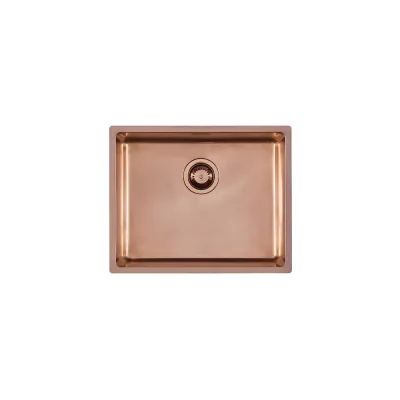 Foster Lavello una vasca 2155 858 finitura acciaio PVD copper da 54x44 cm - IN PROMOZIONE FINO AL 30/06