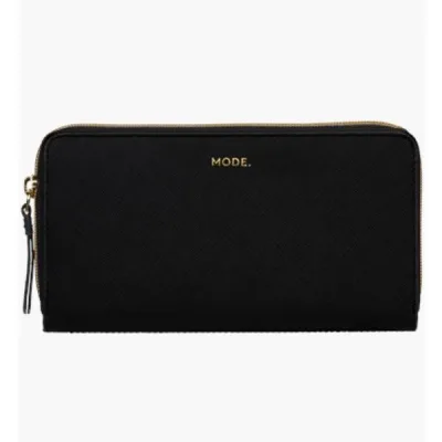 LA Purse - Portafoglio in Pelle Saffiano - Night Black LAPUNIBL5254