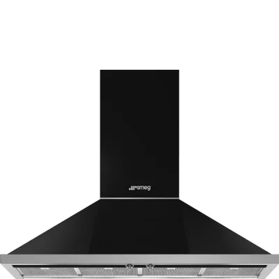 Smeg S Cappa aspirante a parete KPF12BL finitura nero da 120 cm - IN PROMOZIONE FINO AL 6/07