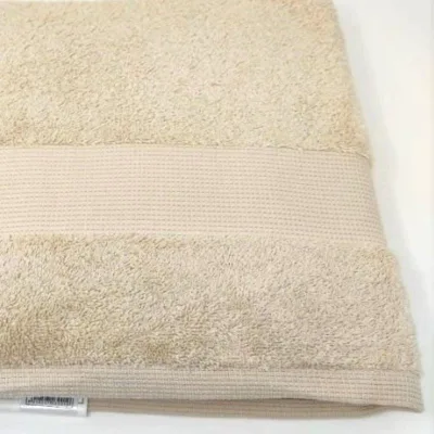 asciugamani coppia viso e ospite Seattle - Zambaiti 550gr panna / ospite 40x60cm / viso 60x100cm