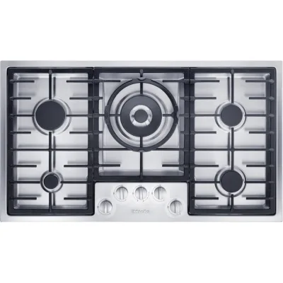Miele Piano cottura a gas KM 2354 G finitura acciaio inox da 90 cm - RICHIEDERE PREVENTIVO