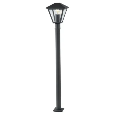 Paletto antracite 1xe27 ip44 100x16x16cm