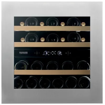 Dunavox Cantinetta vino da incasso/sottotop HORIZON-25.TO DVH-25.65DSS.TO finitura inox da 59 cm