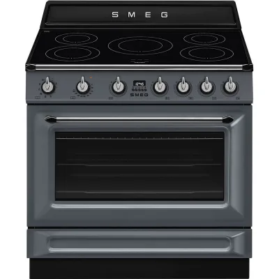 Smeg S Cucina TR90IMGR con forno termoventilato e piano cottura induzione finitura slate grey da 90x60 cm - PROMOZIONE ATTIVA FINO AL 19/10