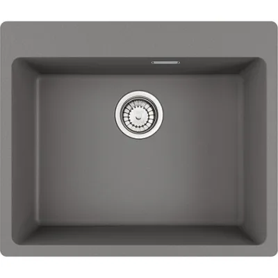 Franke Lavello una vasca Vasche Sopratop Centro MRG 610-54 FTL 114.0661.702 finitura fragranite stone grey da 59x50 cm