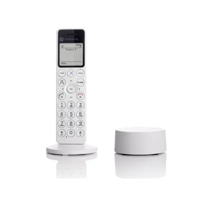 MOTOROLA CORDLESS CORDLESS DOT411 WHITE 107DOT411