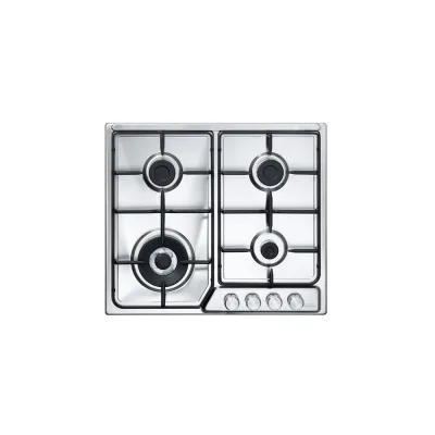 De Longhi Piano cottura a gas DFI 46 ASDV in acciaio inox da 58 cm