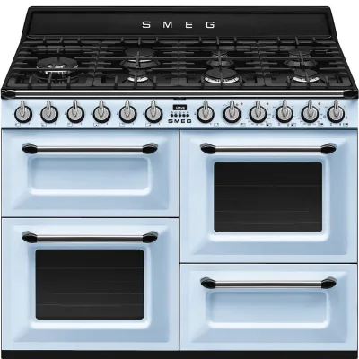 Smeg S Cucina TR4110AZ con tre forni e piano cottura gas finitura azzurro da 110x60 cm - PROMOZIONE ATTIVA FINO AL 19/10