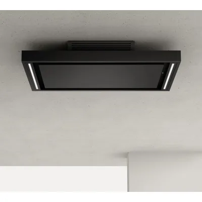 Airforce Cappa a soffitto filtrante SILHOUETTE EASY FIT BK/F/100 CCSIL100007 finitura nero da 100 cm