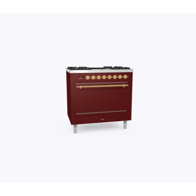 Ilve Cucina P09N da incasso Nostalgie P09IQNE3 forno cieco e piano cottura 4 fuochi e 2 zone induzione da 90 cm - IN PROMOZIONE FINO AL 6/07