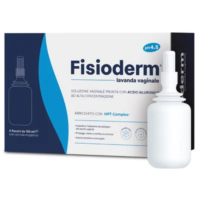 Lavanda vaginale fisioderm 5 flaconi da 100 ml