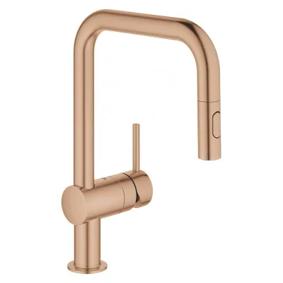 Grohe Miscelatore monocomando Minta 32322DL2 finitura oro rosa spazzolato
