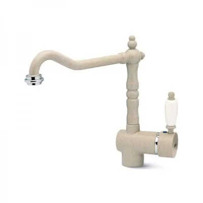 Elleci Miscelatore monocomando con canna girevole RIO MGKRIO51 finitura G51 avena