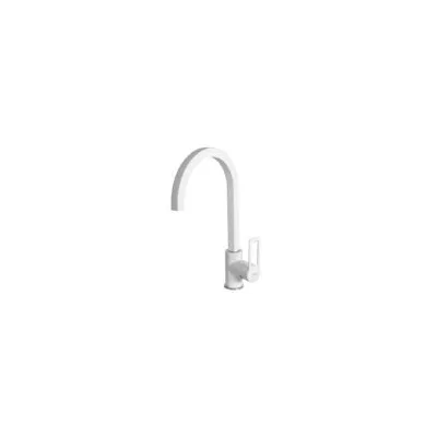 Elleci Miscelatore monocomando con canna girevole BRIDGE MKKBRI96 finitura K96 bianco