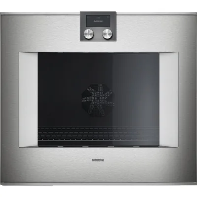 PRONTA CONSEGNA - Gaggenau Forno pirolitico con cerniere a destra da incasso BO480112 finitura acciaio inox da 76 cm