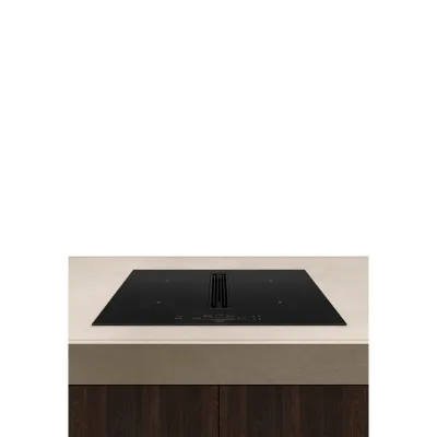 Airforce Piano cottura a induzione con cappa aspirante INNOVA ARTIS PRIMA 80 A PETRA AF000020 finitura nero opaco da 80 cm