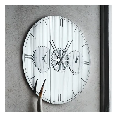 Cattelan Specchio orologio da parete Times da Ø120 cm