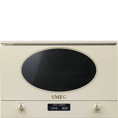 Smeg Forno microonde da incasso MP822PO finitura panna da 60 cm