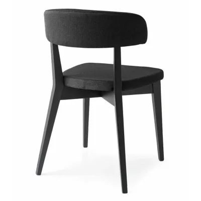 Connubia Sedia Siren CB1536 con struttura in legno e seduta a scelta