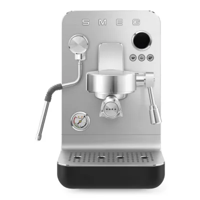 Smeg Macchina da caffè espresso manuale EMC02BLMEU finitura nero