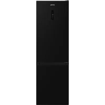 PRONTA CONSEGNA - Smeg Frigorifero combinato a libera installazione RC20KDND finitura Black Inox da 60 cm
