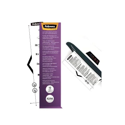 FELLOWES LEONARDI CF10 FOGLI PULIZIA X PLASTIF. A4 5320604