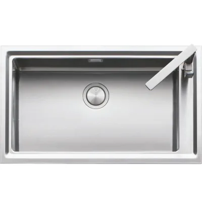 Barazza Lavello una vasca EASY 1LES91R finitura inox satinato da 86x50 cm - IN PROMOZIONE FINO AL 6/07