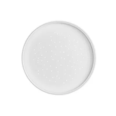 Plafoniera circolare in metallo e acrilico bianco, dimmerabile, 1 LED 75W, CCT, 60x60cm