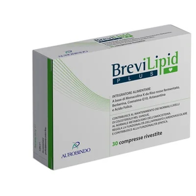 Brevilipid Plus Integratore di Monacolina K 30 Compresse