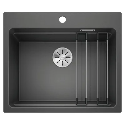 Blanco Lavello una vasca ETAGON 6 1524539 finitura antracite da 60x51 cm - Sopratop