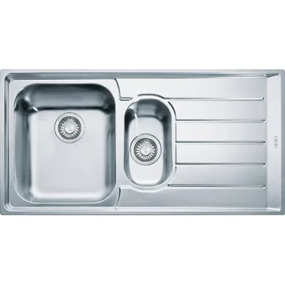 Franke: Lavello una vasca con vaschetta e gocciolatoio a destra Neptune NEX 651 101.0040.737 finitura inox satinato da 100x51