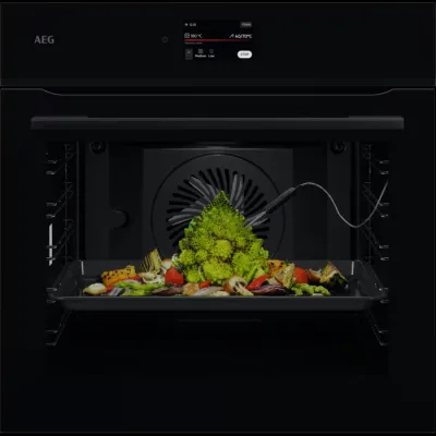 AEG Forno MealAssist pirolitico da incasso NBE 7P731 AB finitura nero lucido da 60 cm