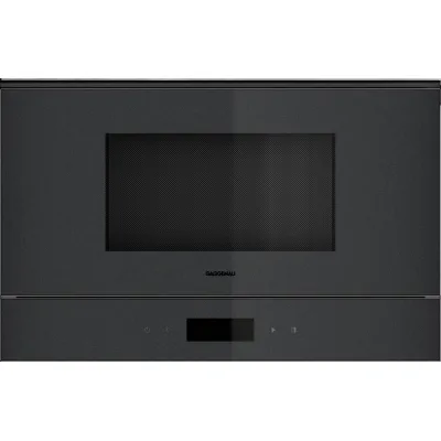 Gaggenau Forno microonde con cerniera a sinistra da incasso GM221100 finitura Gaggenau Onyx da 60 cm
