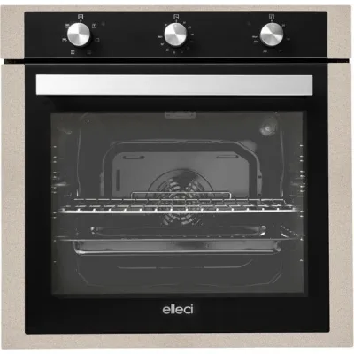 Elleci Forno elettrico multifunzione PLANO FGSP60251NS finitura G51 avena da 60 cm