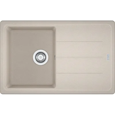 Franke: Lavello una vasca con gocciolatoio Boston Incasso BGF 611-78 114.0275.934 finitura fragranite sahara da 78x50 cm